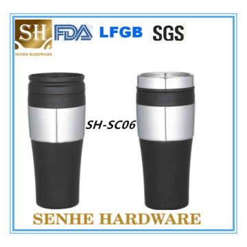 Eco-Friendly 450ml Double Wall Inner aço inoxidável Coffee Cup (SH-SC06)